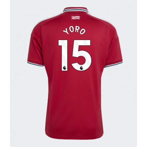 Dres Manchester United Leny Yoro #15 Domaci 2026-27 Kratak Rukav